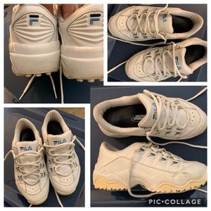 Fila vintage women’s rare shoes size 7 white